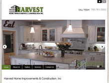 Tablet Screenshot of harvesthomeimprovements.com